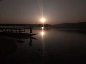 সূর্যাস্তের সময় জাফলং