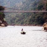 জাফলং জিরো পয়েন্টে পিয়াইন নদী